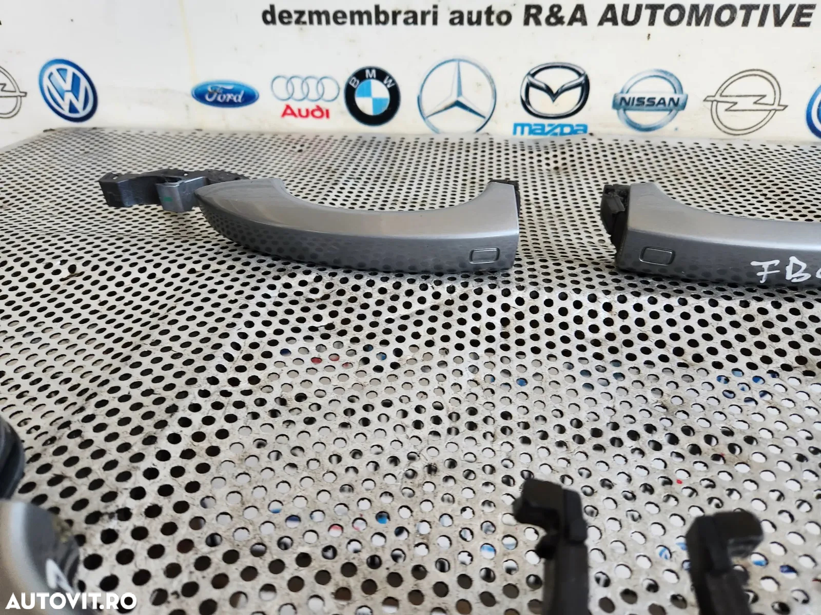 Maner Exterior Usa Portiera Fata Spate Audi A8 4H D4 Lumini Ambientale Keyless Entry An 2010-2011-2 - 6