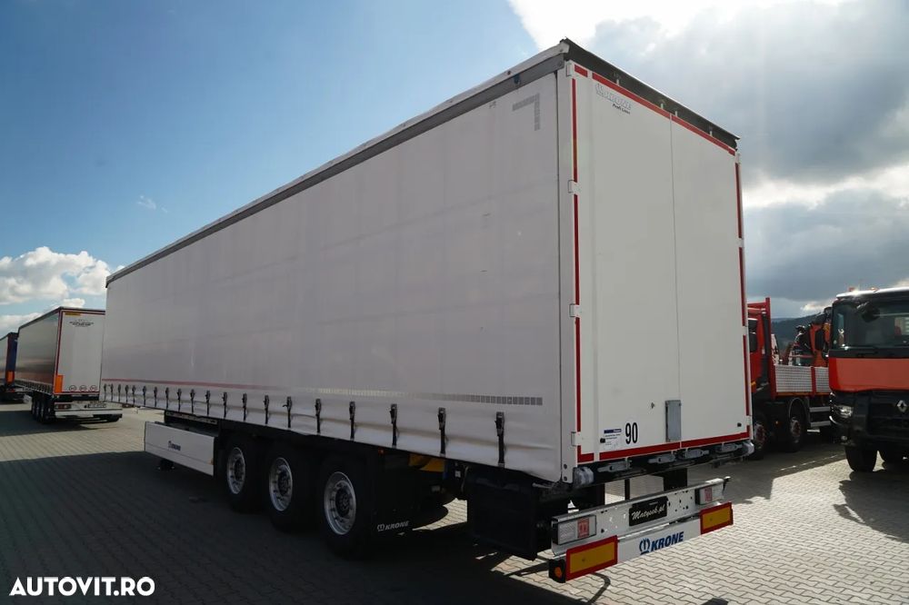 Krone 421 / 5 000 CORTINĂ KRONE / COȘ PENTRU PALEȚI / 2 AXE RIDICATIVE / 2024 / PUȚIN FOLOSIT - 5