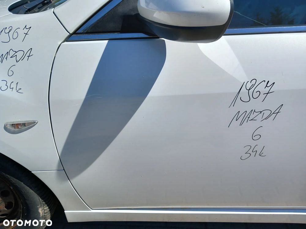 MAZDA 6 GH DRZWI LEWE PRZEDNIE LEWY PRZÓD KOLOR: 34K - 2