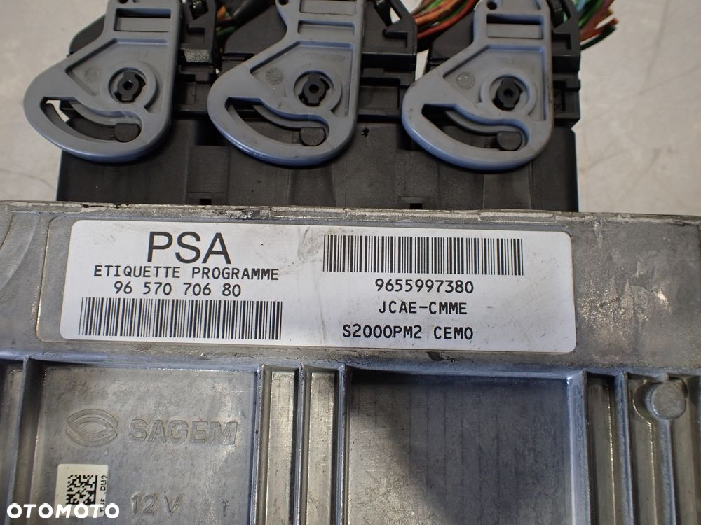 KOMPUTER SILNIKA CITROEN C5 2.0 9657070680 - 3