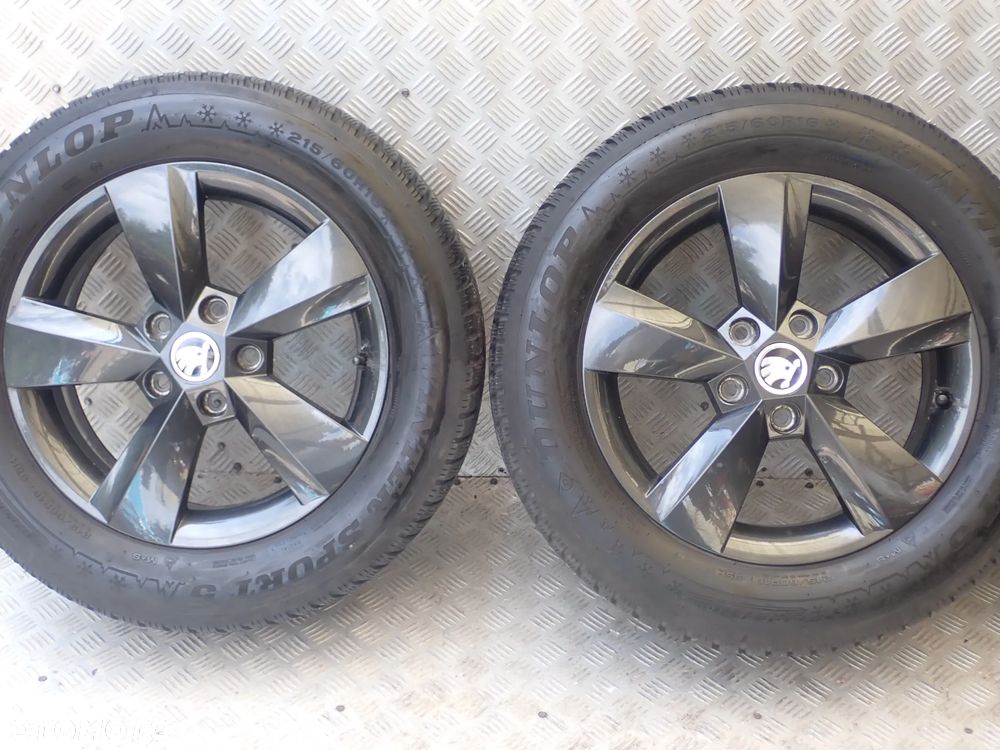 FELGI ALUMINIOWE SKODA  6JX16  ET 43  5X112  57A601025S-T - 2