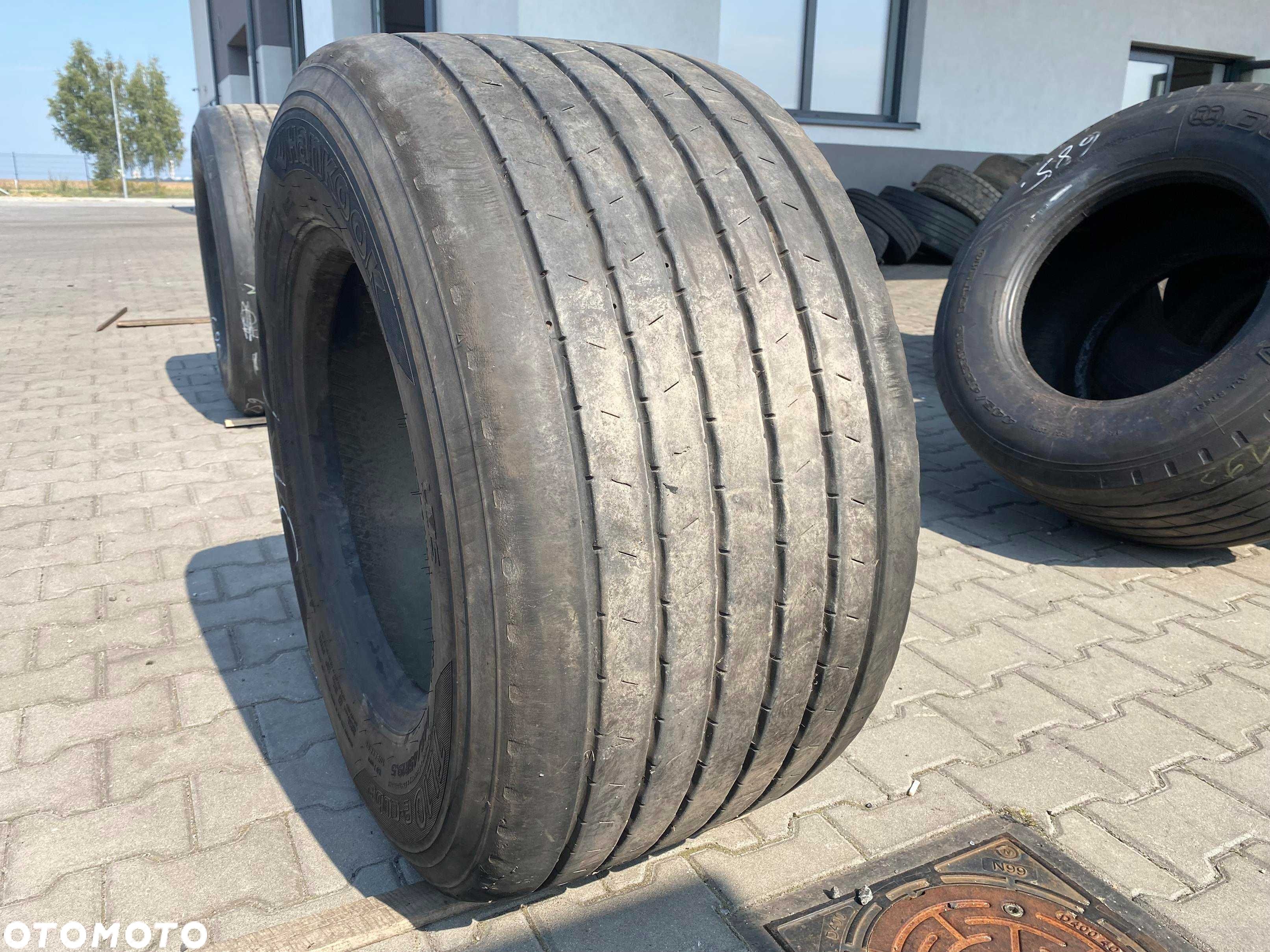 Opona 445/45R19.5 HANKOOK E-CUBE MAX TL10 Naczepowa 9-10mm - 1