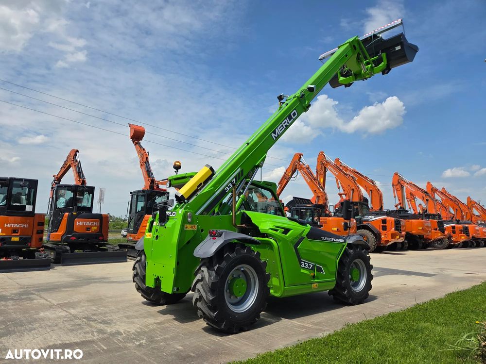 Merlo TF33.6, 2026, NOU, ridica 3,3t la 6m, CUPA, furci, cupla rapida, AER CONDITIONAT, transmisie 4x4x4, produs in ITALIA, garantie 1 an, posibil leasing 5 ani, Aer condit, Latime 2,1m, inaltime 2,1m, consum 4l/h,. viteza 40km/h-PROMOTIE 69.900 EUR+Tva - 4