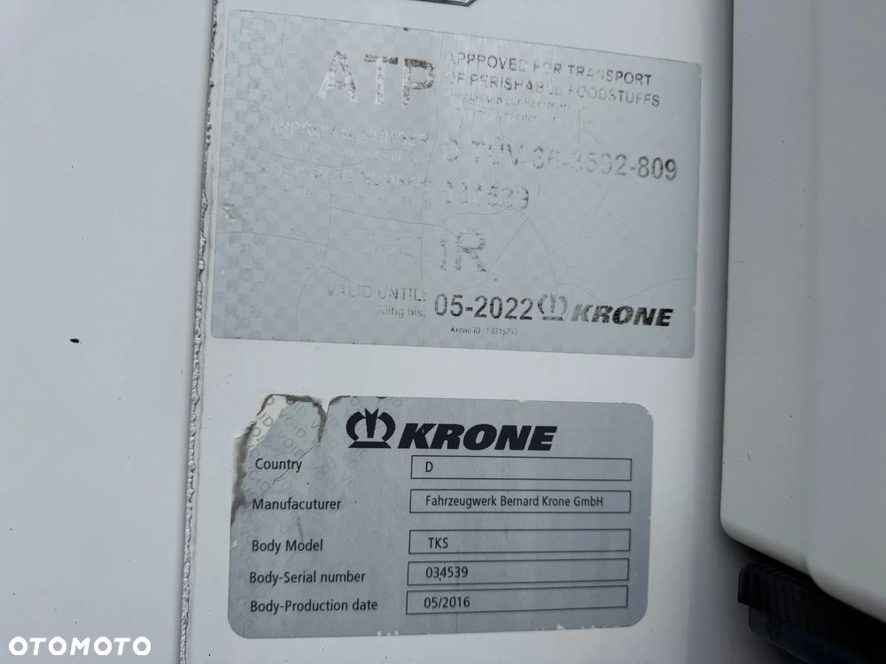 Krone Chłodnia,Doppelstock, Vector 1950, 376.000 km!!! - 36