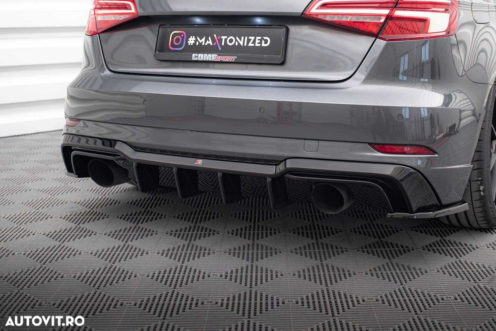 Difuzor bara spate Audi A3 S-Line Sportback 8V 2016-2020 v42 - Maxton - 2