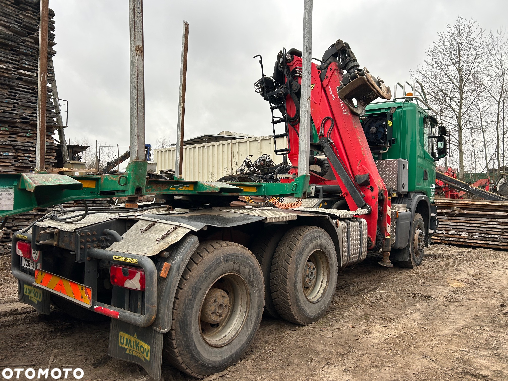 Scania G450 bez EGR 6x6 do drewna drzewa lasu HDS - 9