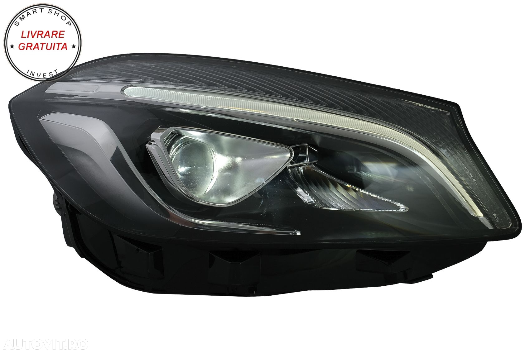 Faruri Full LED Mercedes A-Class W176 (2012-2018) doar pentru Halogen- livrare gratuita - 2