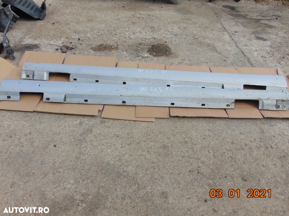 Ornamente prag Mercedes C Class w204 prag exterior plastic dezmembrez - 6