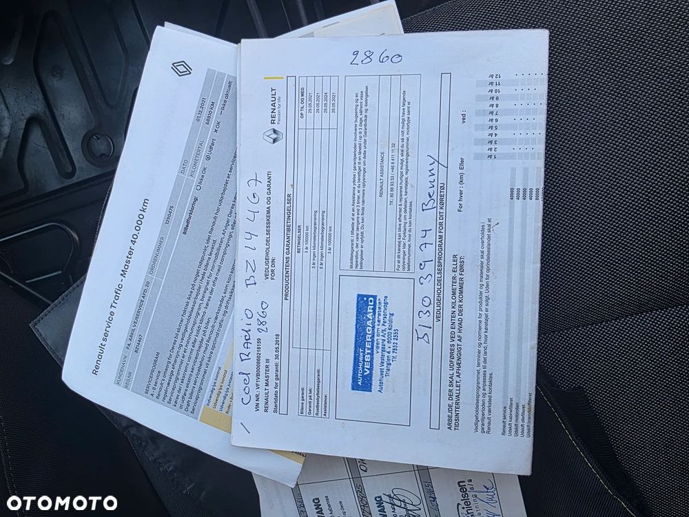 Renault MASTER 2,3 DCI 145 KONNA DOKA BRYGADÓWKA 7 OSOBOWA 3,2M SKRZYNIA KLIMA WEBASTO 121T/KM PRZEBIEGU GWARANCJA BLIŻNIAKI DO 3,5T - 28
