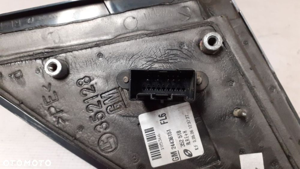 LUSTERKO ELEKTRYCZNE PRAWE OPEL VECTRA C 5 PIN Z163 - 3