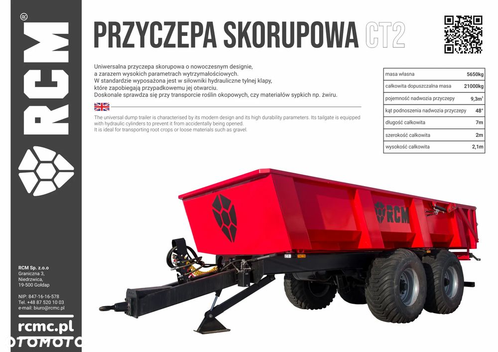 RCM Przyczepa Clever Turtle RCM CT2 - 9