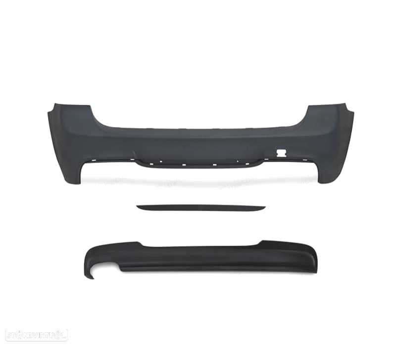 PARA-CHOQUES TRASEIRO BMW E91 TOURING 08-12 LOOK M - 2
