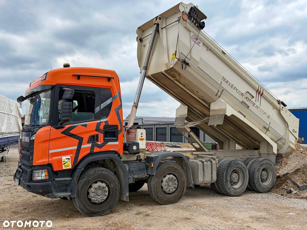 Scania G450 XT / 8x4 / EURO 6 / WYWROTKA / TYLNOZSYPOWA / HYDROKLAPA / AUTOMAT / KAMERA COFANIA / NAWIGACJA / ZACZEP / NISKI PRZEBIEG / 2018 / SERWISOWANY / SPROWADZONA - 6