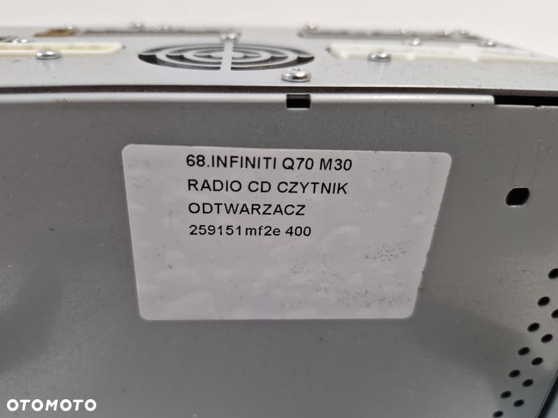 INFINITI Q70 M30 RADIO CD CZYTNIK ODTWARZACZ CD 259151MF2E - 7