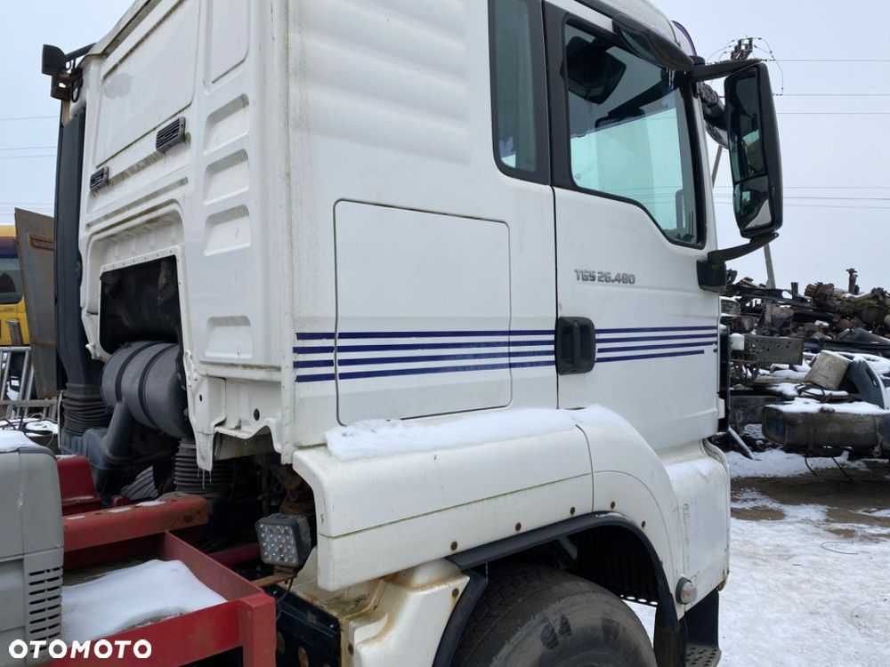 Kabina MAN TGS budowlana sypialna 8x8 8x6 8x4 6x4 6x6 4x4 HydroDrive - 2