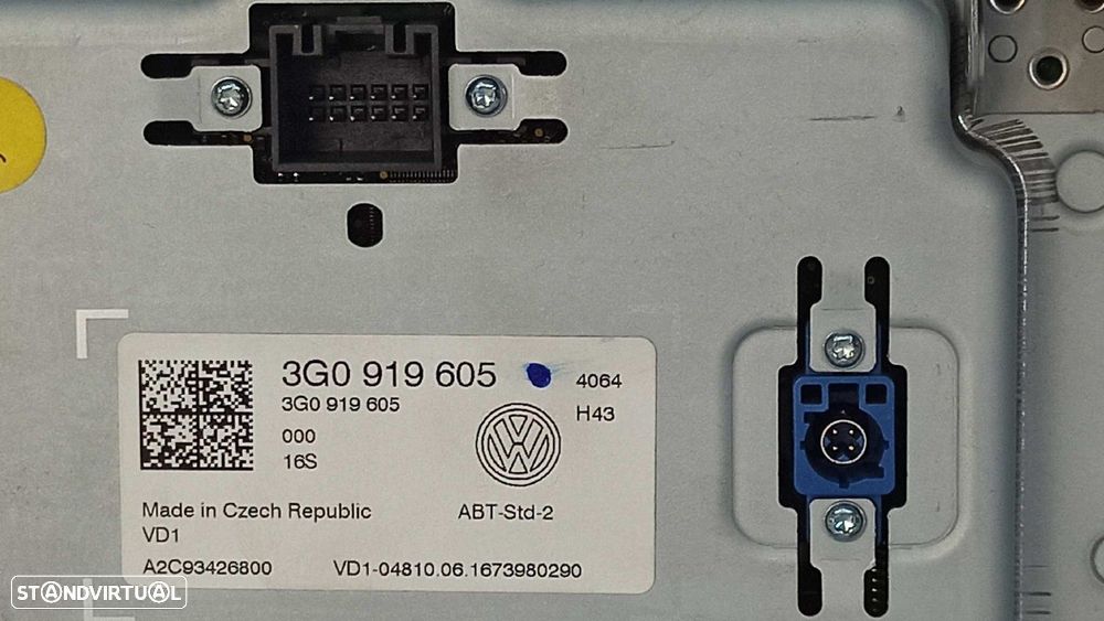 TELA/ECRÃ MULTIFUNÇÕES VOLKSWAGEN GOLF VII LIM. ADVANCE BLUEMOTION TECH. - 5