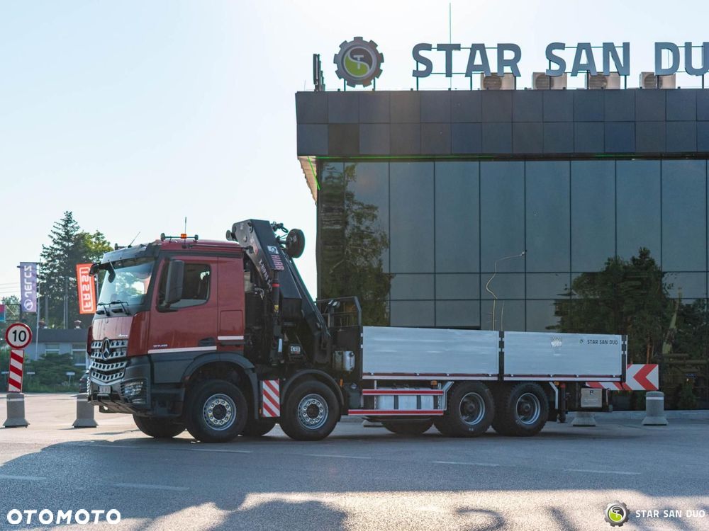 Mercedes-Benz AROCS 3748 8x4 HIAB 548 E-6 X-HIPRO HDS Żuraw Rotator - 13