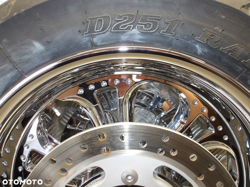 Koło felga akcesoryjna chrom 16" KAWASAKI VN 900 VULCAN CUSTOM 07-24r - 9