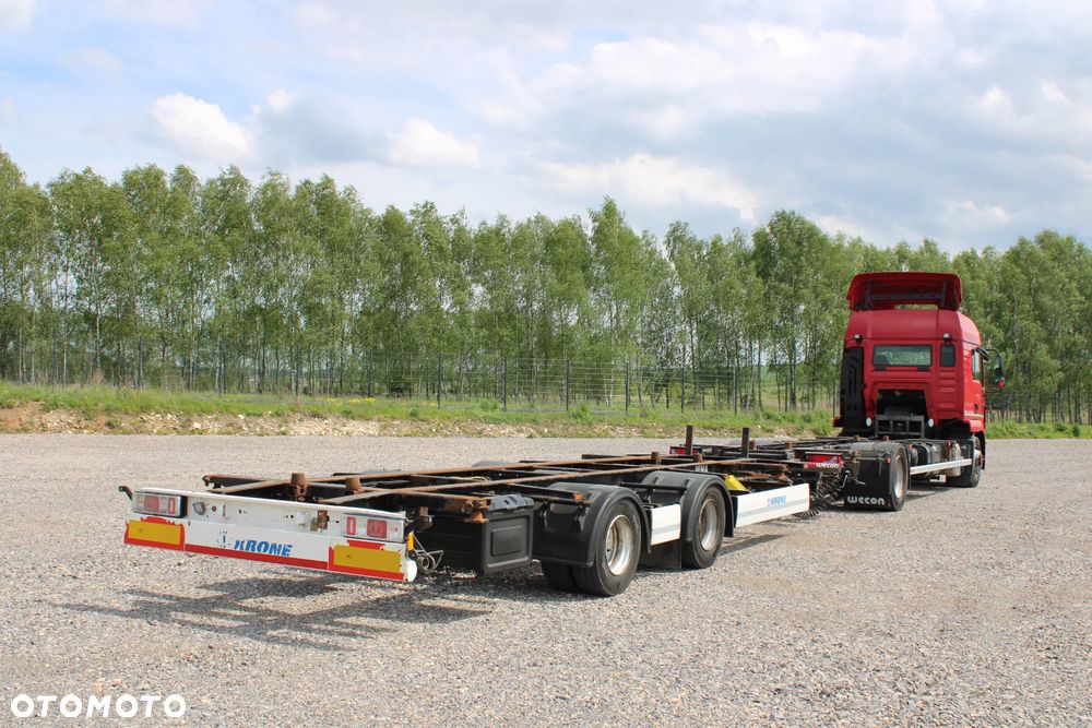 MAN TGM 18.320 BDF Zestaw z przyczepą KRONE TGS TGX TGL Antos Axor Kabina sypialna - 3
