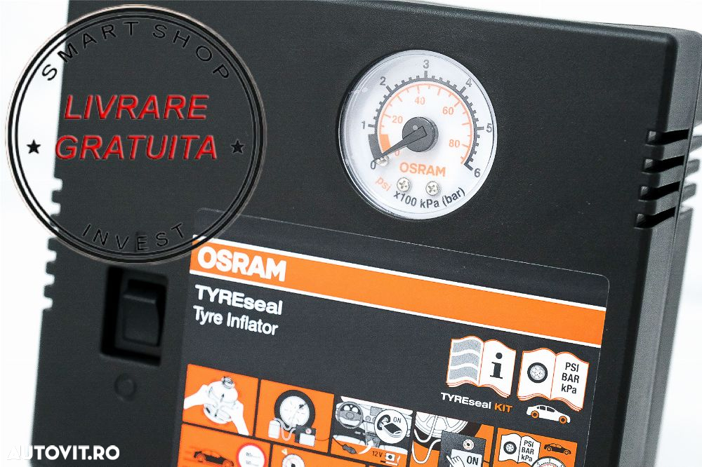 Set reparatie pneuri OSRAM TYREseal KIT OTSK4- livrare gratuita - 6