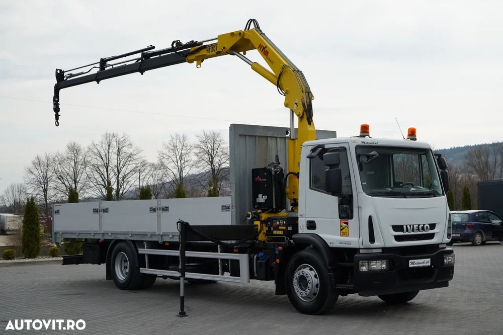 Iveco 180E25 / 4X2 / 7.5m LIVRARE + HYVA HB150X MAX. CAPACITATE DE RIDICARE 5.200 KG / RADIOCOMANDĂ / ROTATOARE / AUTOMATĂ - 7