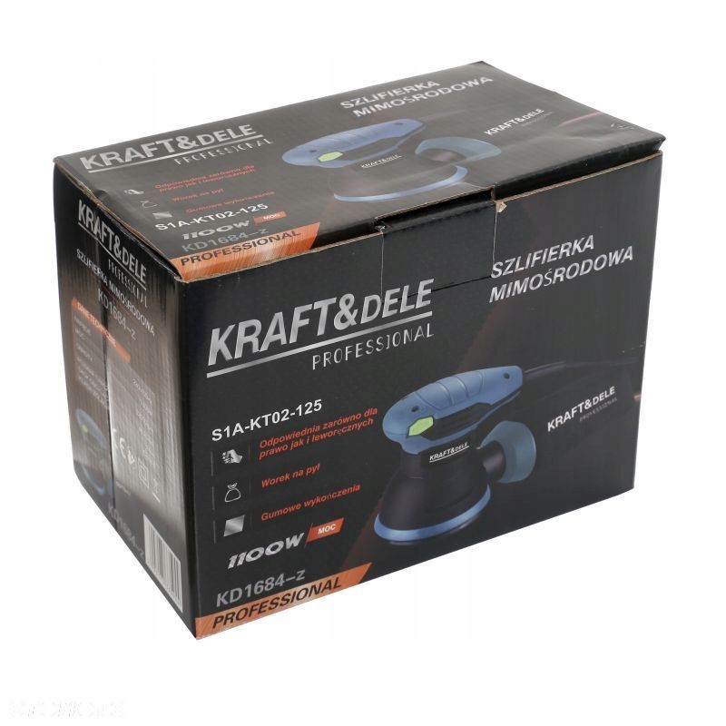 Szlifierka mimośrodowa sieciowe KraftDele 1100 W 230 V - 9