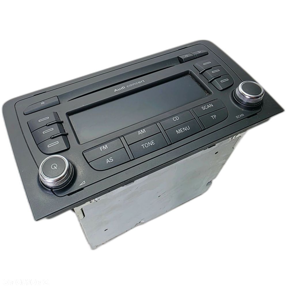 RADIO CD AUDI CONCERT AUDI A3 8P LIFT 2 DIN 8P0035186P - 1