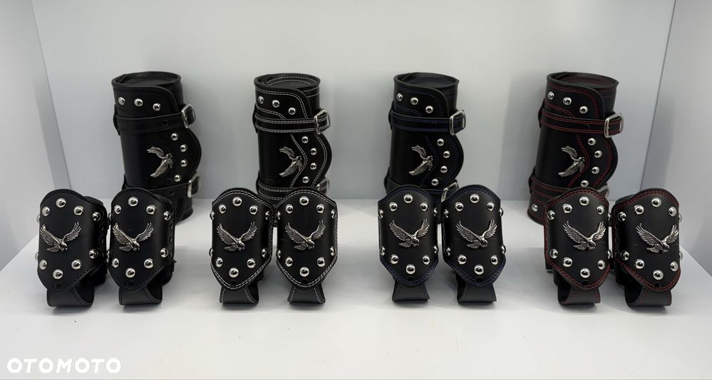 Motocyklowy skórzany uchwyt na napój kubek - 7