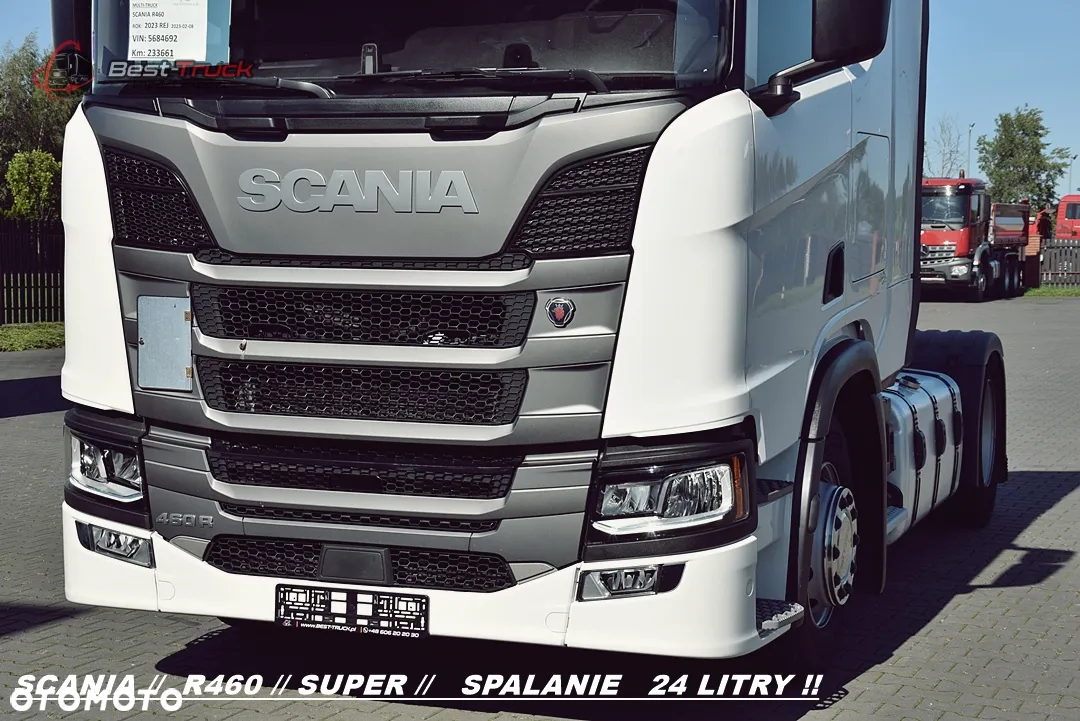 Scania 460R / SUPER /  LED LAMPY / KLIMA POSTOJOWA  /  RAMA STANDARD - 10