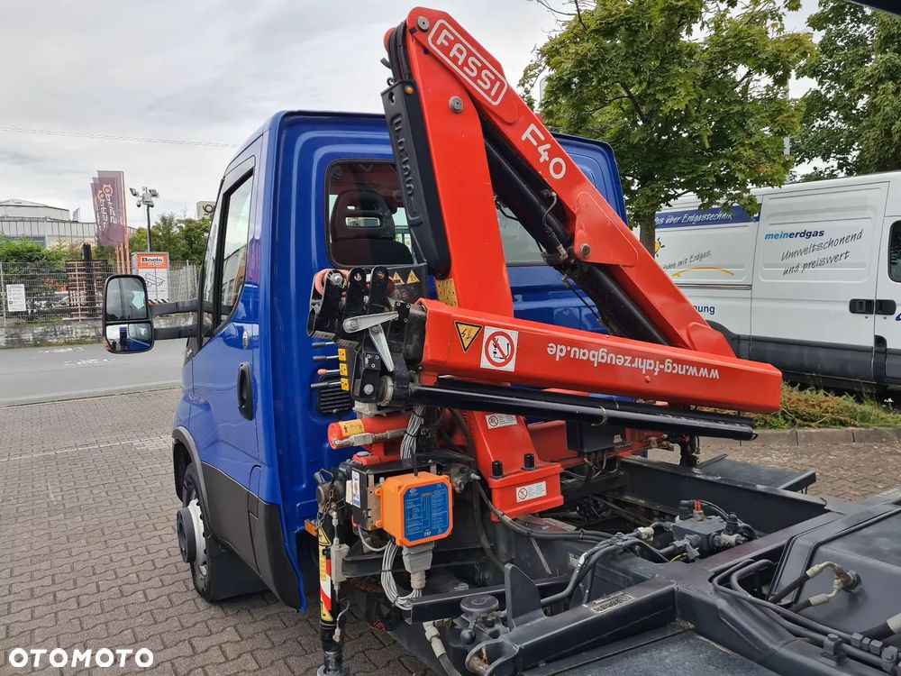 Iveco DAILY 70c18 72c18 dmc 7200kg WYWROTKA kiper Miller HDS / Dzwig/ Żuraw FASSI f40 RADIO// BLOKADA MOSTU// IGŁA jak nowy - 9