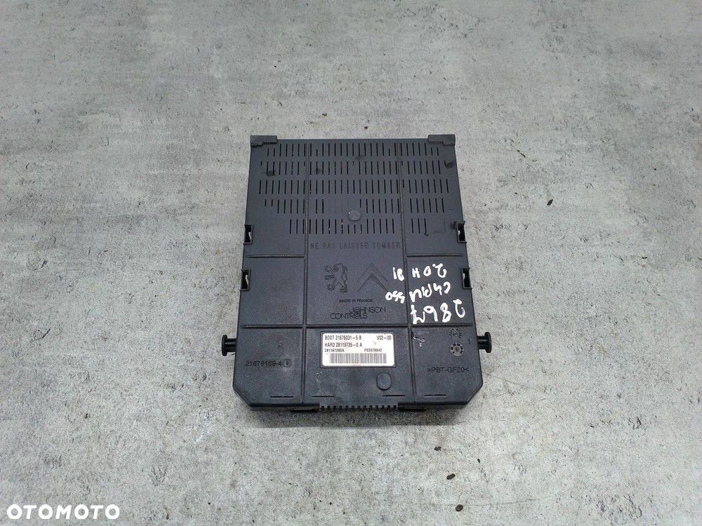 MODUŁ BSI CITROEN C4 GRAND PICASSO I  21676031-5B  28119735-0A  281197280A - 3
