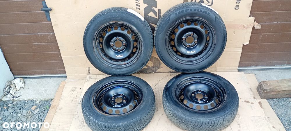 Felgi stalowe z oponami 165/70 R14 4X98 ET35 Fiat Doblo I Lift - 1