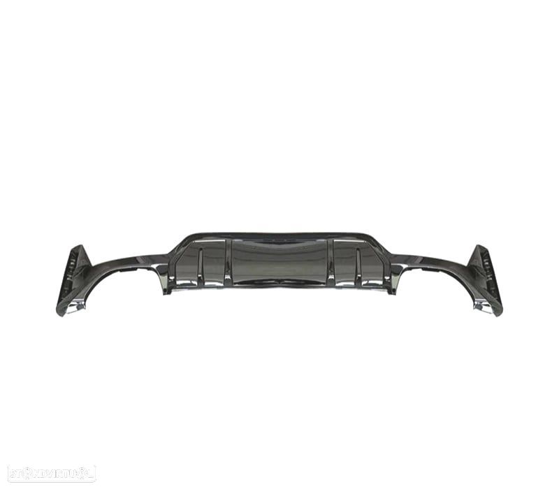 DIFUSOR BMW G20 G21 23-25 LOOK M TECH PRETO BRILHANTE - 2