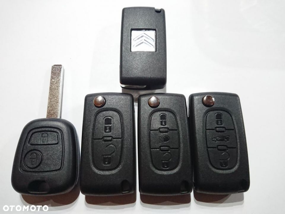 Kluczyk DS CITROEN C3 C4 C5 Jumpy Berlingo Jumper Kodowanie Gratis - 1