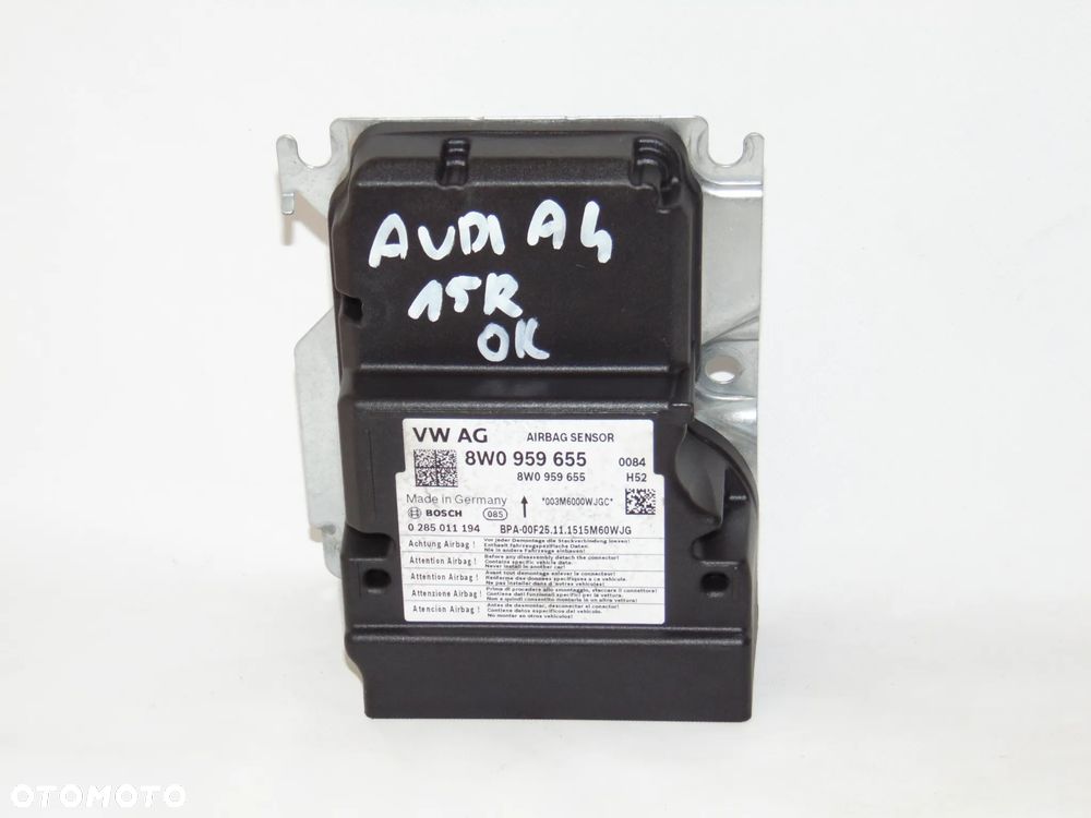 Moduł sterownik sensor Airbag poduszek 8W0959655 Audi A4 B9 A5 5F - 8
