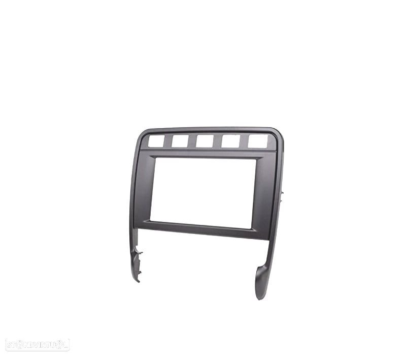 MOLDURA ADAPTADOR PRETO PARA RADIO 2-DIN PARA PORSCHE CAYENNE 02-10 - 3