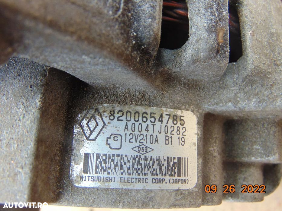 Alternator renault latitude 2.0 laguna 3 Nissan Qashqai Espace 4 megan - 2