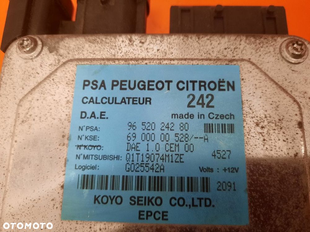 CITROEN C2 1.4 HDI MODUŁ WSPOMAGANIA 9652024280 - 6