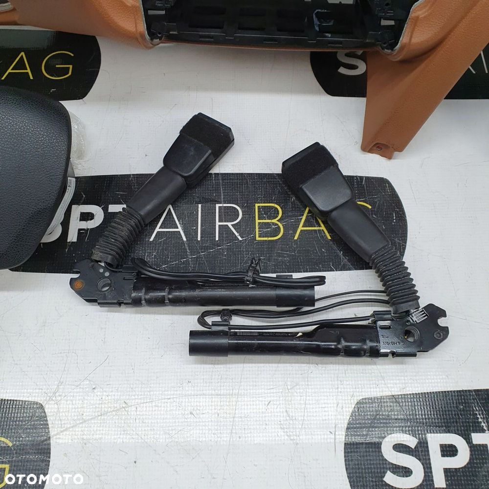 BMW F30 DESKA ROZDZIELCZA KONSOLA KOKPIT PULPIT PODUSZKI AIRBAG AIR BAG NAPINACZE KIT SET - 8