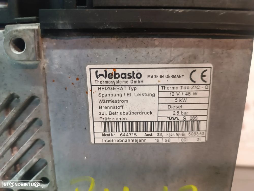 SOFAGEM DE PARQUE / AUXILIAR BMW E46 320D THERMO TOP Z/C 64471B - 5