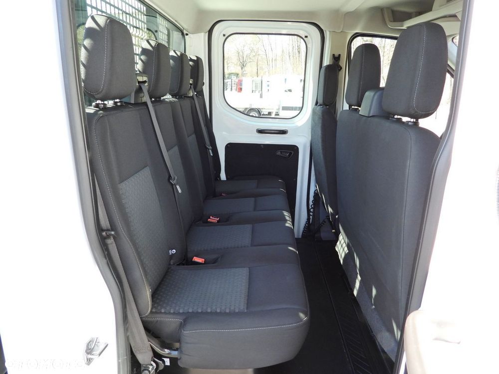 Ford TRANSIT WYWROTKA TROJSTRONNA PODWÓJNA KABINA DOKA 7 MIEJSC TEMPOMAT BLIŹNIACZE KOŁA KLIMATYZACJA  130KM - 39