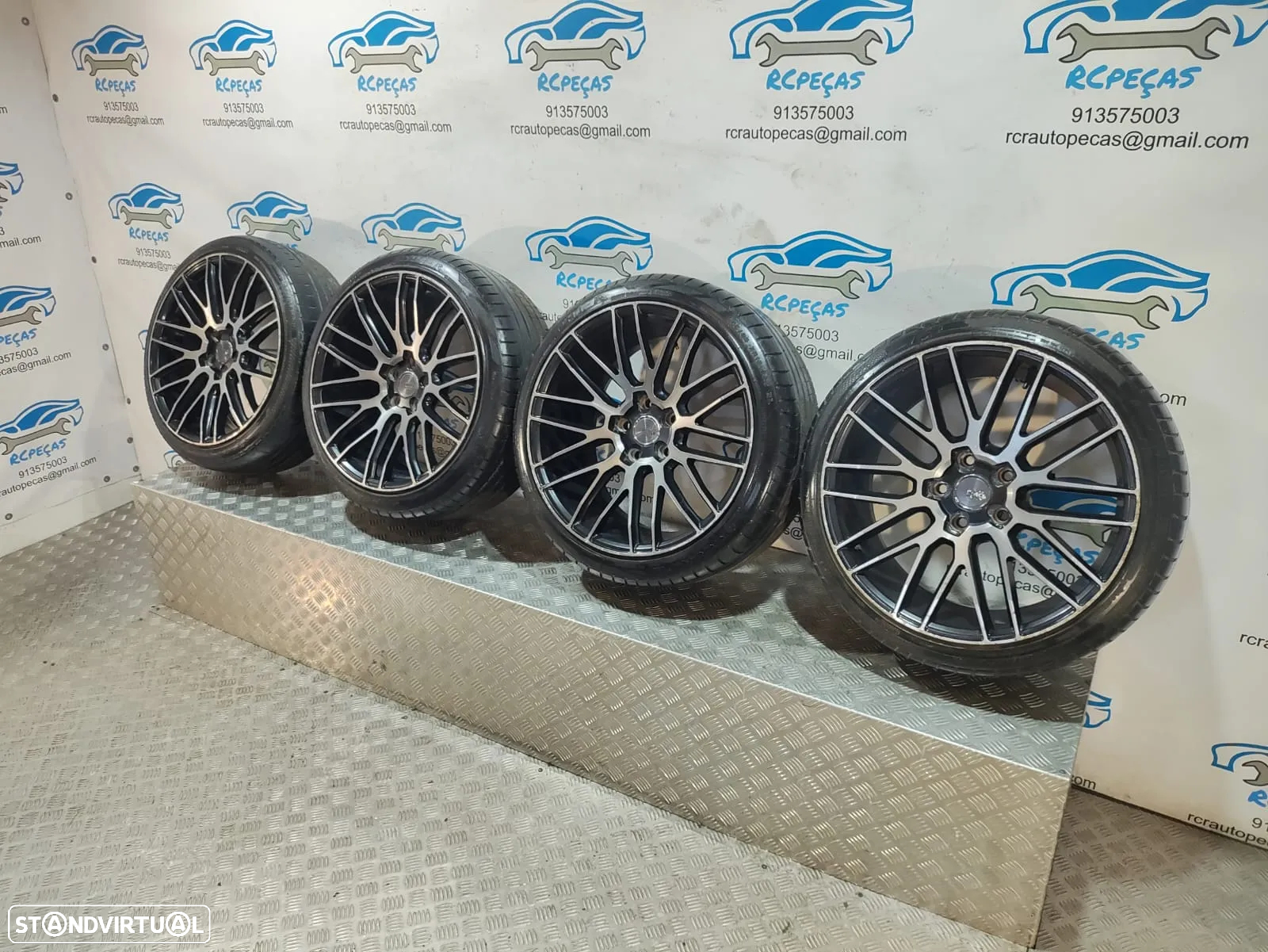 Jantes 19 Originais Savini Black di Forza 8,5J 9,5J ET15 5x112 - 17
