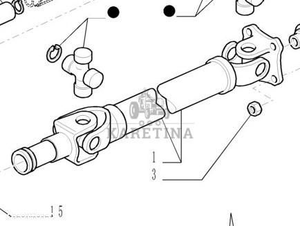 New Holland T7000 T7030 Wał Napędowy Kardana Przedniej Osi CZĘŚCI 84486152 87664855 84415583