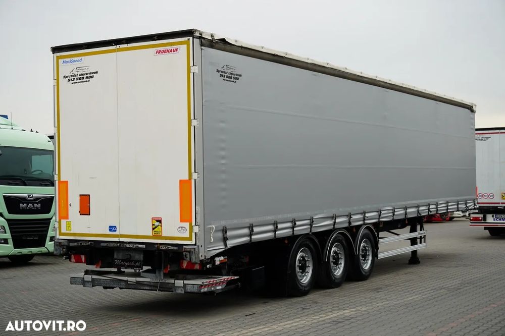 Fruehauf CORTINĂ / STANDARD / LIFT / BALCĂ PODEA PUTERNICĂ / AXĂ RIDICATĂ - 1