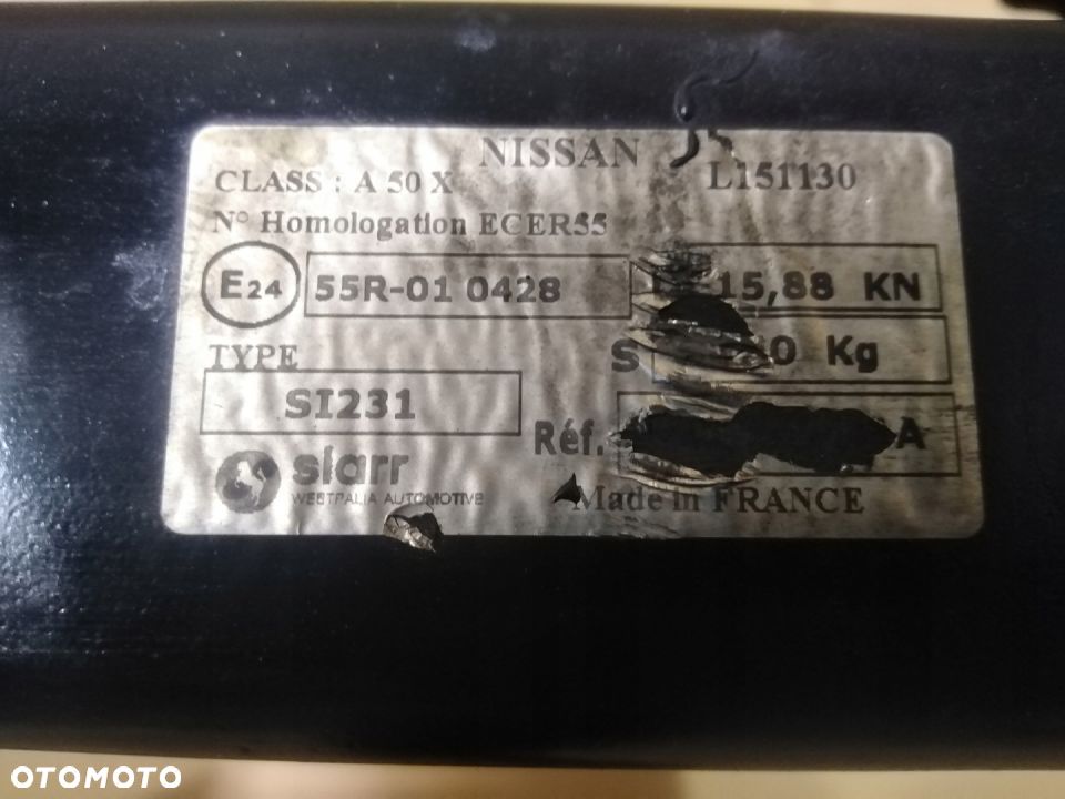 BELKA HAK HOLOWNICZY NAVARA NP300 17- - 4