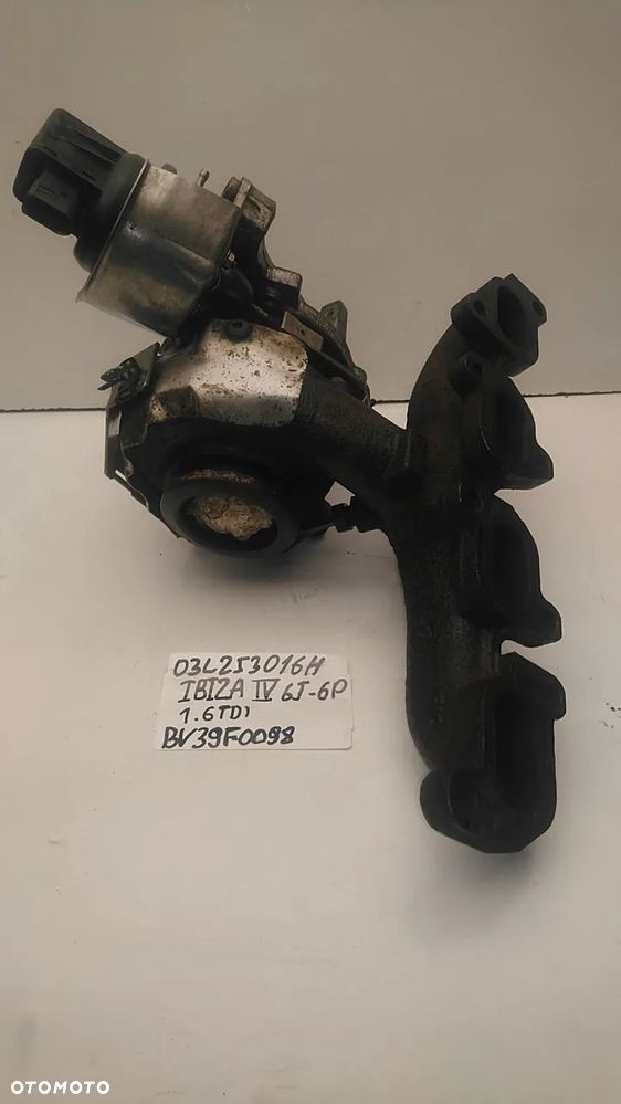TURBOSPRĘŻARKA 1.6 TDI 90KM 105KM CAYA CAYB CAYC CLNA POLO 03L253056D - 9