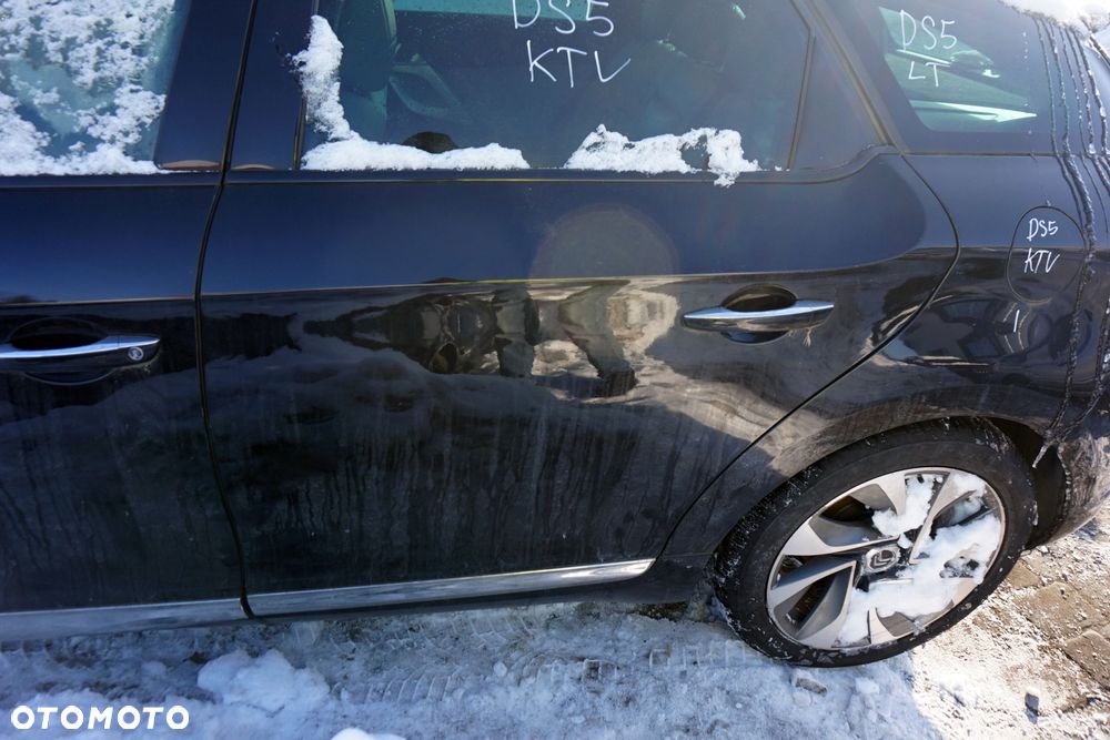 DRZWI TYLNE LEWE DS5  KTVD  CZARNY CITROEN 2011-2015 - 4