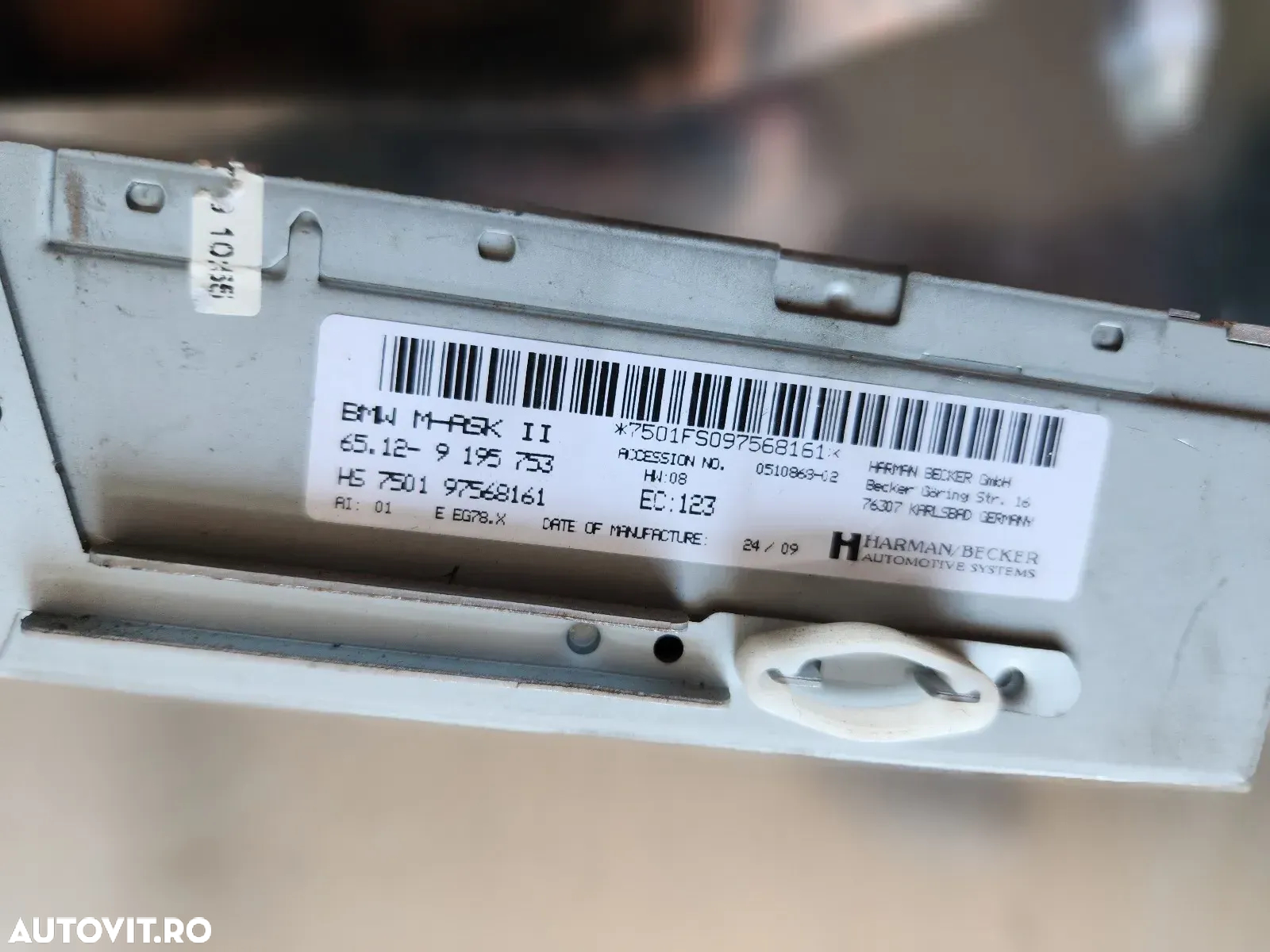 Radio Cd Bmw E60 E61 X5 X6 E70 E71 Cod - 8