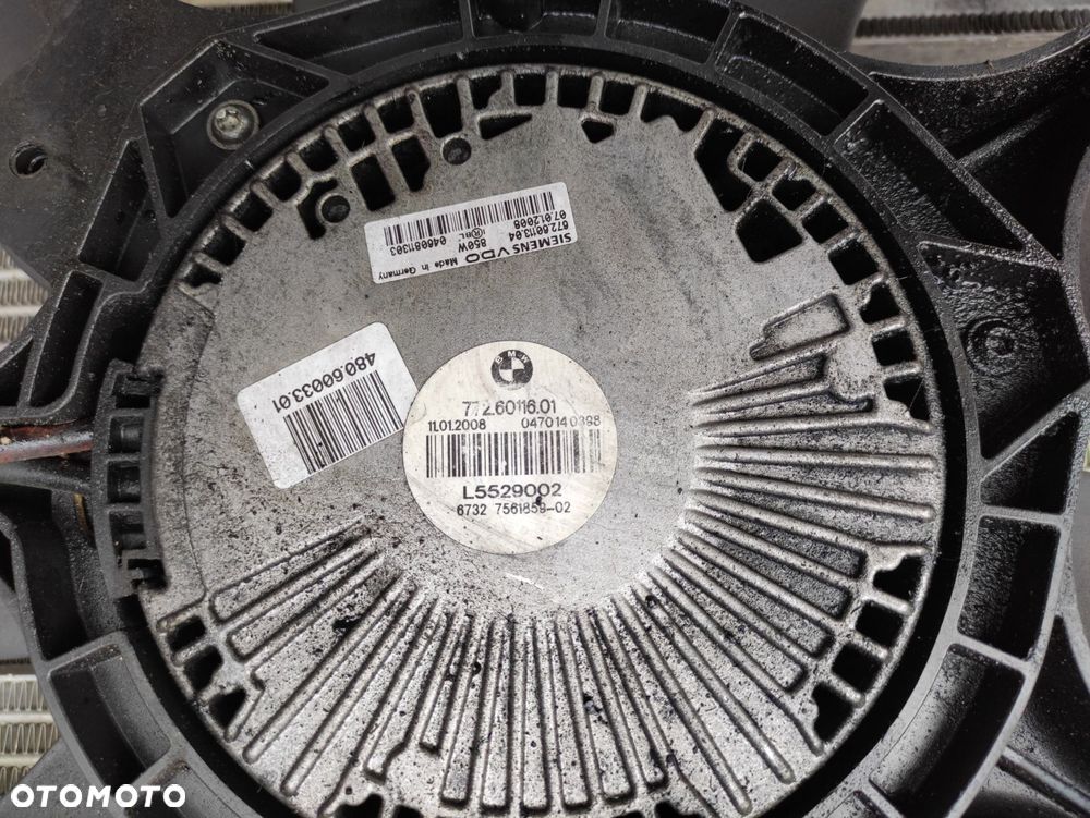 PAS PRZEDNI WZMOCNIENIE CZOŁOWE CHŁODNICE WIATRAK BMW E60 E61 535i N54B30 3.0 B - 15