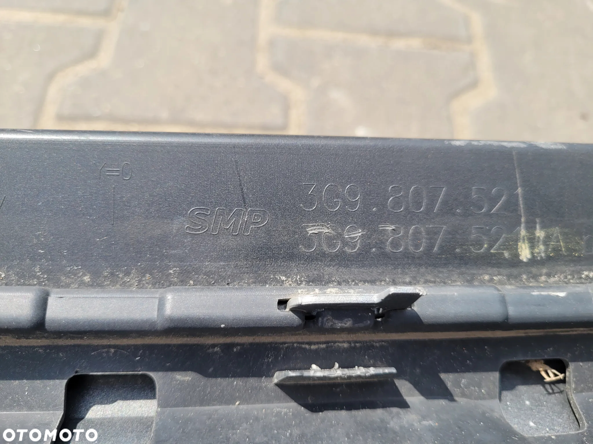 SPOJLER DOKŁADKA LISTWA ZDERZAKA DYFUZOR TYŁ TYLNY VW PASSAT B8 ALLTRACK - 6